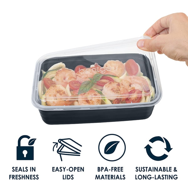 Bentgo Prep 1 Compartment Container 10 Pack - Navy Blue