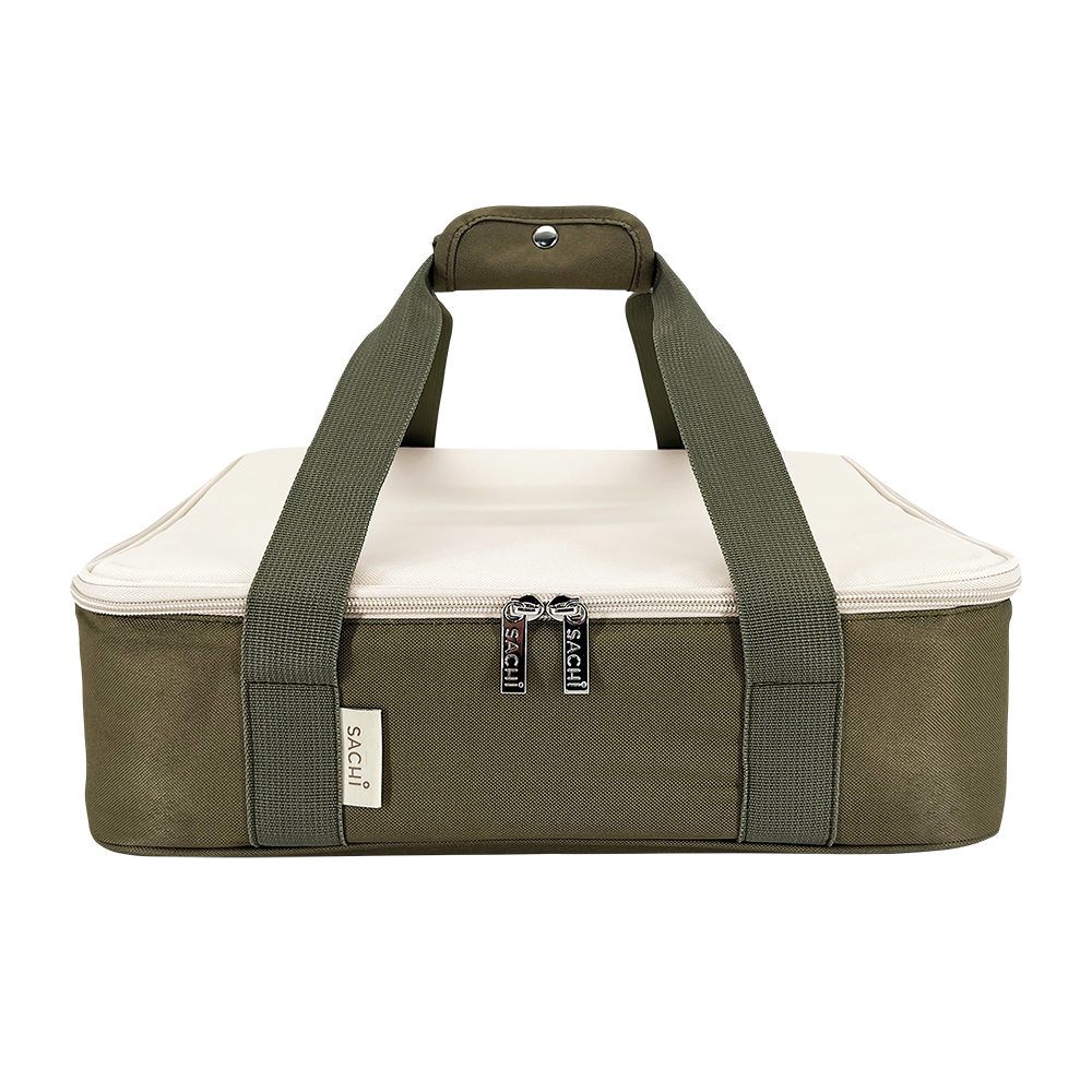 Sachi Insulated Cook & Carry Bag XL Olive Green - insulated food bag