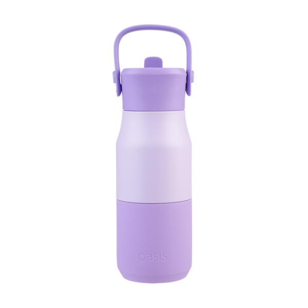 Oasis 'Jnr' Drink Bottle with Sipper 400 ml - Lilac