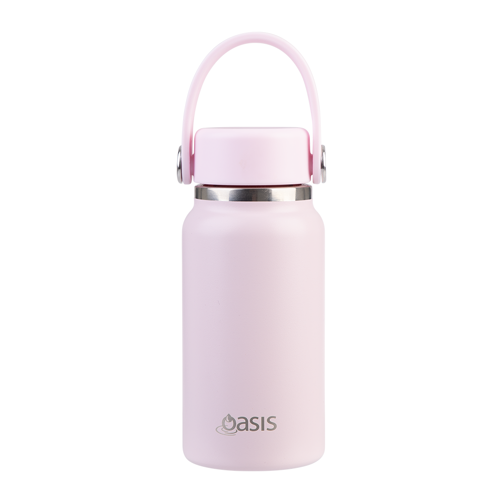 Oasis Insulated Mini Drink Bottle 200ml Pink Lemonade - kids water bottle