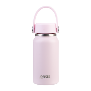 Oasis Insulated Mini Drink Bottle 200ml Pink Lemonade - kids water bottle