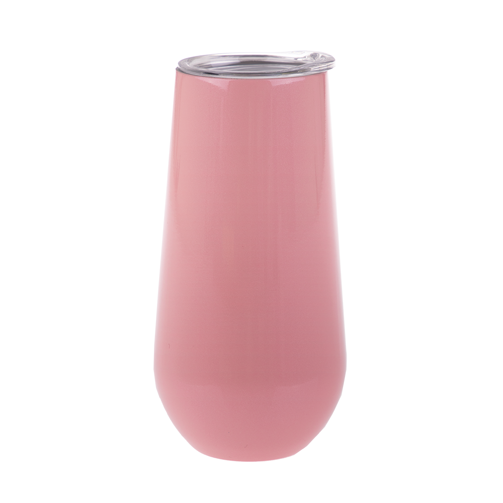 Oasis insulated champagne flute soft pink — BPA-free reusable