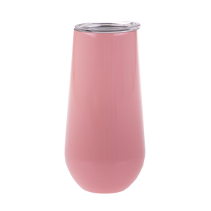 Oasis insulated champagne flute soft pink — BPA-free reusable