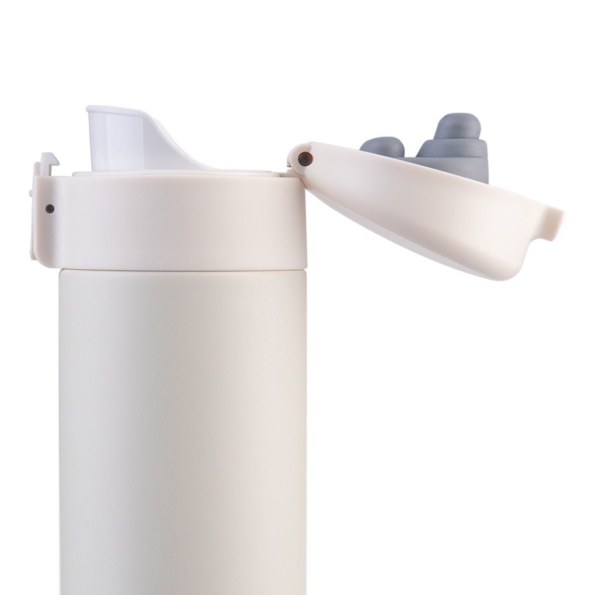OASIS Stainless Steel Double Wall Insulated Flip-Top Flask (Alabaster)