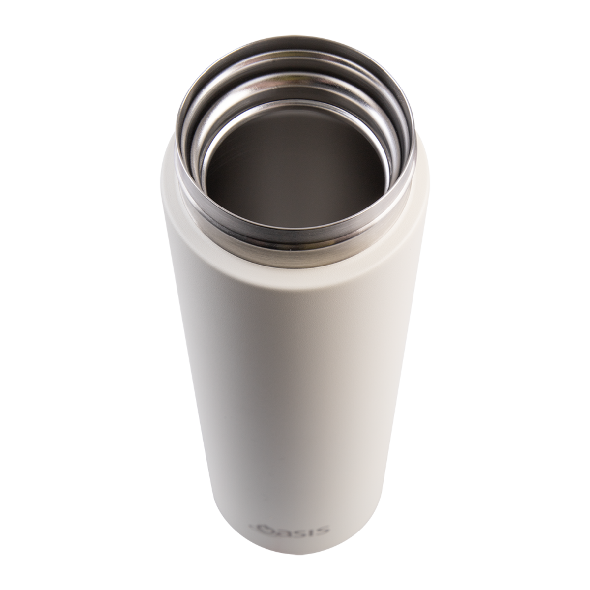OASIS Stainless Steel Double Wall Insulated Flip-Top Flask (Alabaster)
