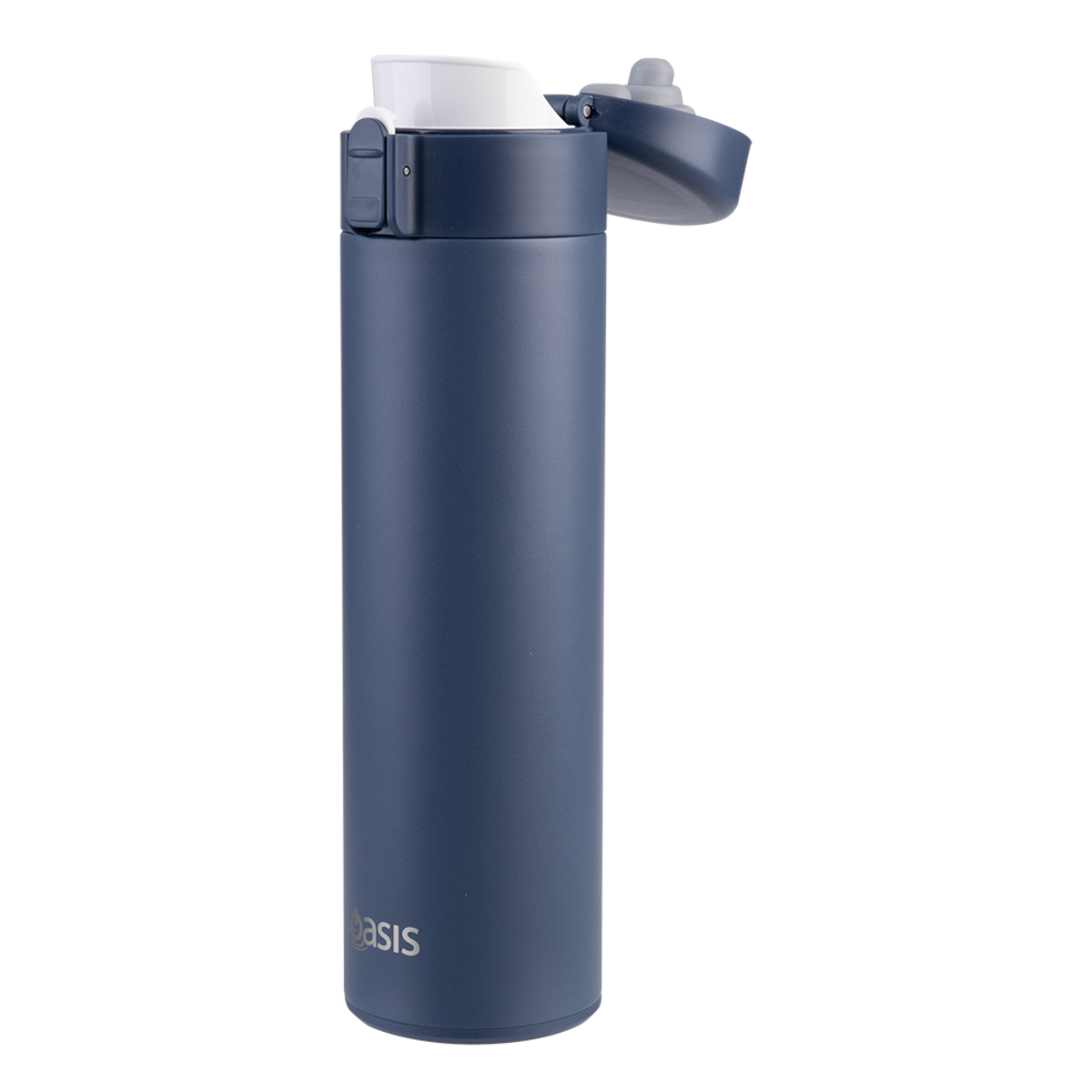 Insulated Flip-Top Flask 480ml – Oasis, Indigo