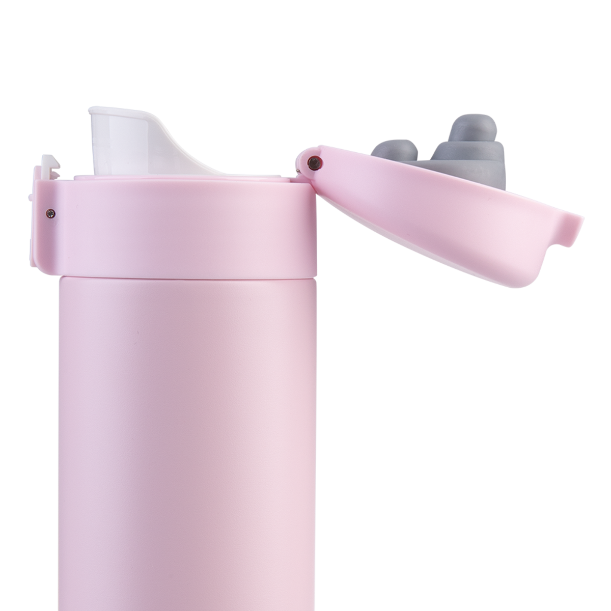 OASIS Stainless Steel Double Wall Insulated Flip-Top Flask (Pink Lemonade)