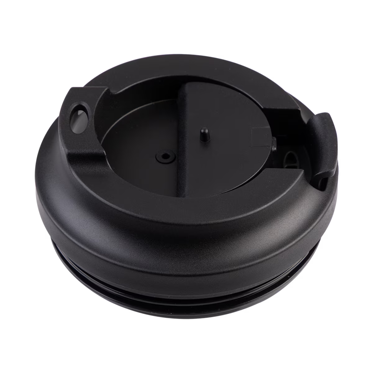 Ceramic Lined Insulated Coffee Cup 360ml - Black