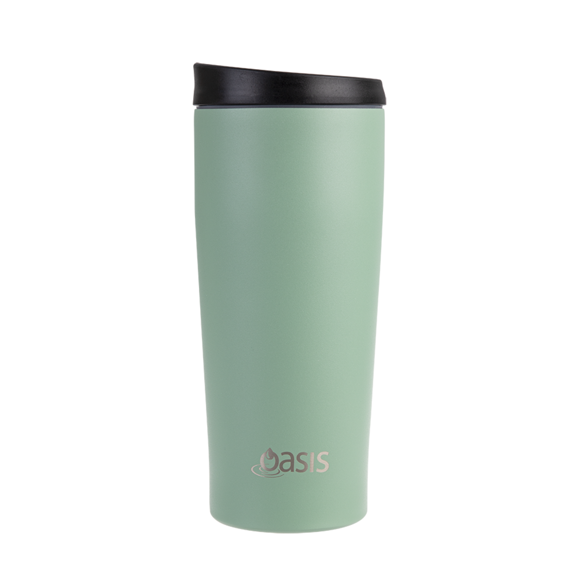 Oasis Double Wall Ins. "Travel Cup" 600ml Sage Green