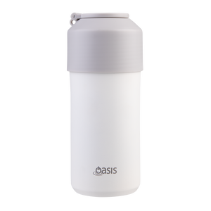 Oasis Stainless Steel Double Wall Insulated Adjustable Wine Cooler — Linen