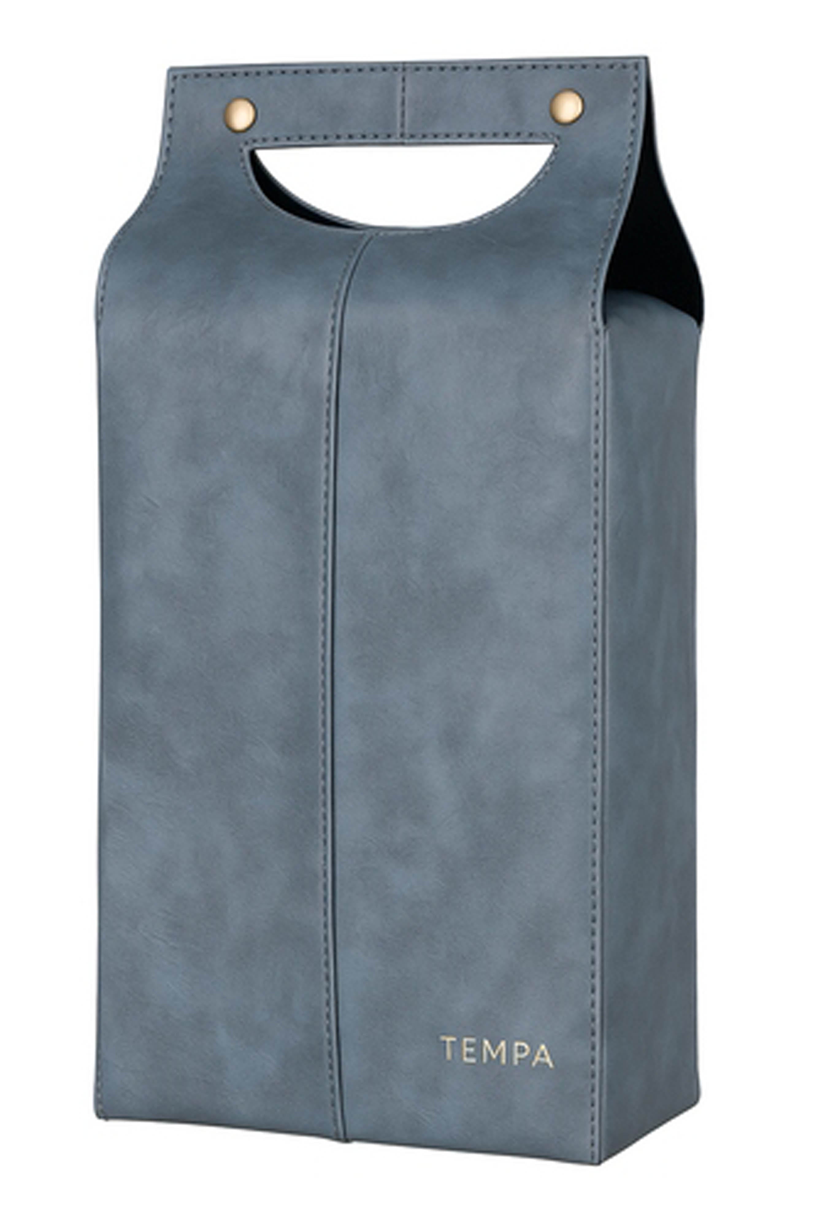 Ladelle Harley Steel Double Wine Bag - dual bottle wine carrier