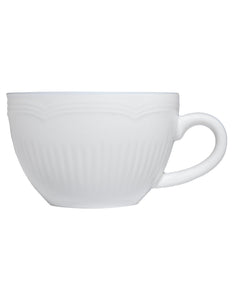 Rococo Demi Cup and Saucer 90ml - side angle