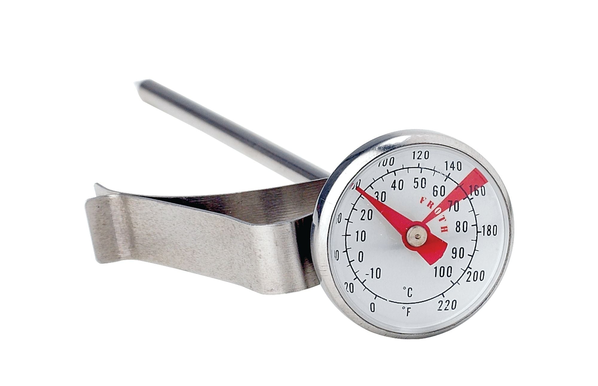 Cuisena Milk Thermometer 27mm Dial - milk frothing tool
