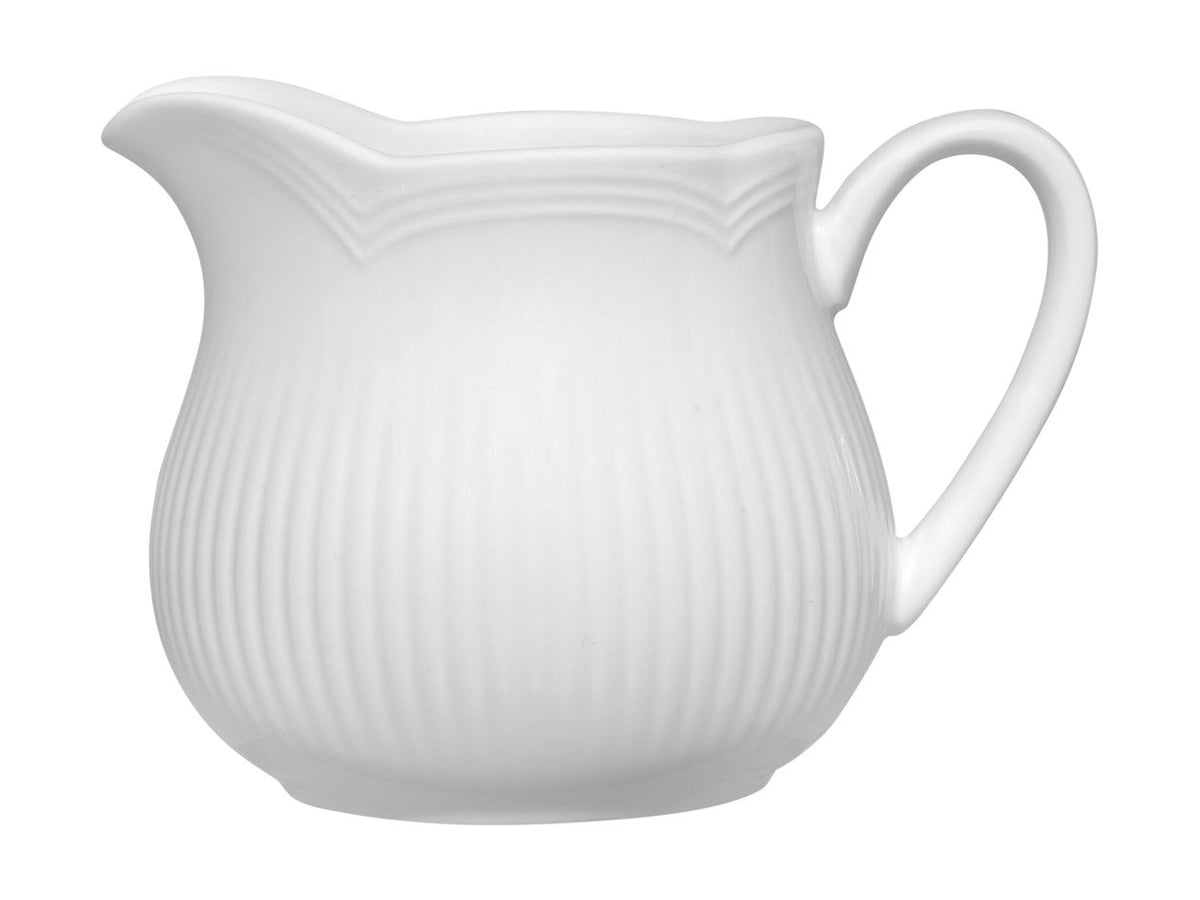 Rococo Creamer 220ml - Maxwell & Williams porcelain, embossed pattern