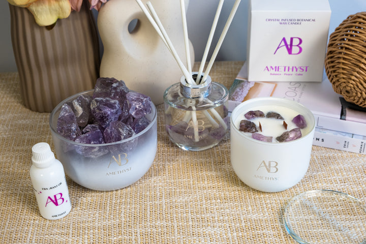 Scented Candle - Amethyst Aromabotanical