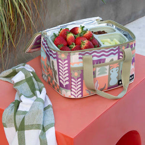 Bambury Zippora Insulated Lunch Bag styled lifestyle shot - insulated lunch bag