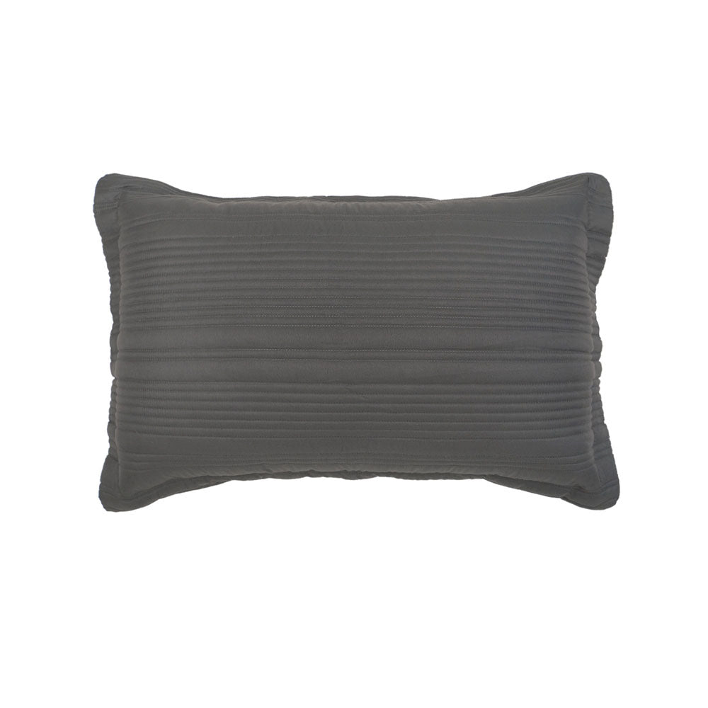 Flinders Coverlet Set Charcoal Q/K