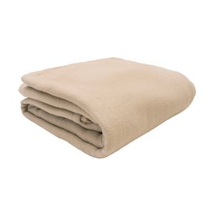 Bambury Carson Wool Bamboo Blanket Latte - natural fibre blanket