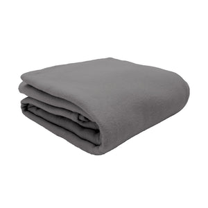 Bambury Carson Wool Bamboo Blanket Slate - natural fibre blanket
