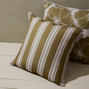 Outdoor Cushion 50cm – Tilly Olive Stripe - view 2