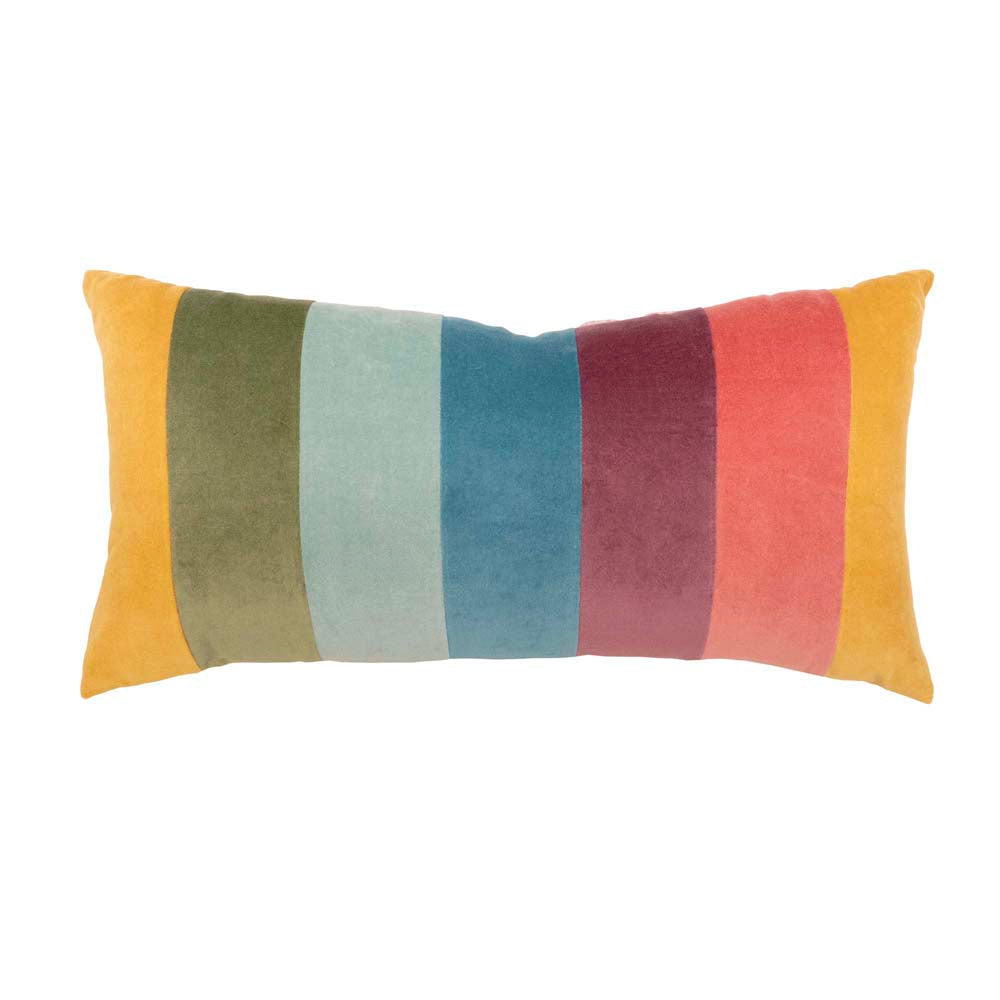 Bambury Cooper Velvet Rectangle Cushion Lollipop - velvet cushion