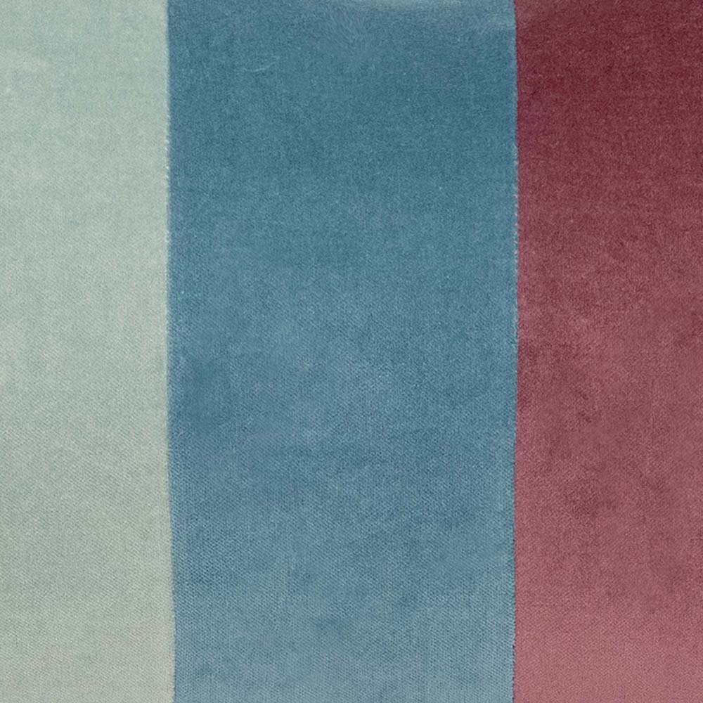 Bambury Cooper Velvet Rectangle Cushion Lollipop close-up detail - velvet cushion