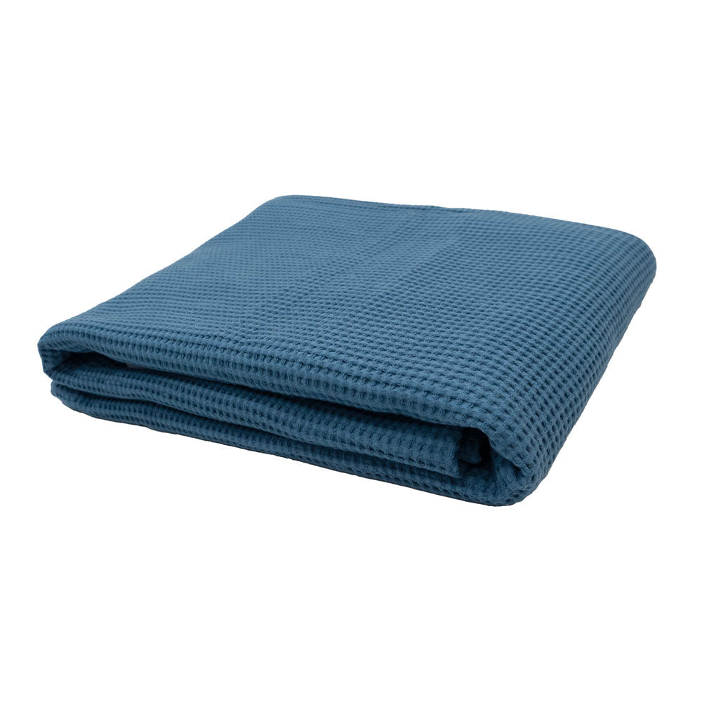 Bambury Milo Waffle Throw Ocean