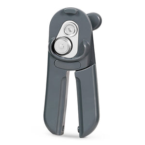 SKU 7501N Culinare MagiCan Can Opener Smooth Edge Grey stainless steel cutting wheel detail