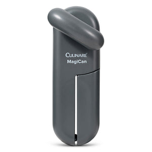 SKU 7501N Culinare MagiCan Can Opener Smooth Edge Grey front view wide handle