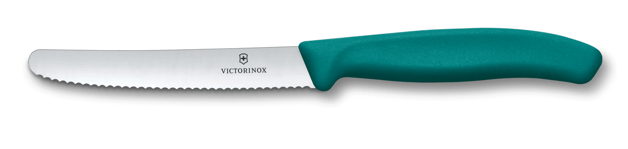 Victorinox Swiss Classic Tomato & Table Knife 11cm Kale Green - Swiss kitchen knife