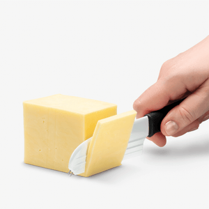 Dreamfarm Knibble Lite Black - non-stick cheese knife with serving fork