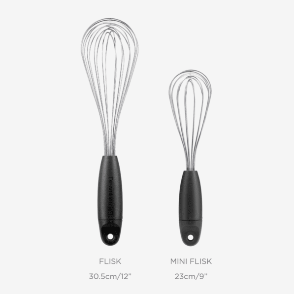 Flisk - Fold Flat Balloon Whisk Black