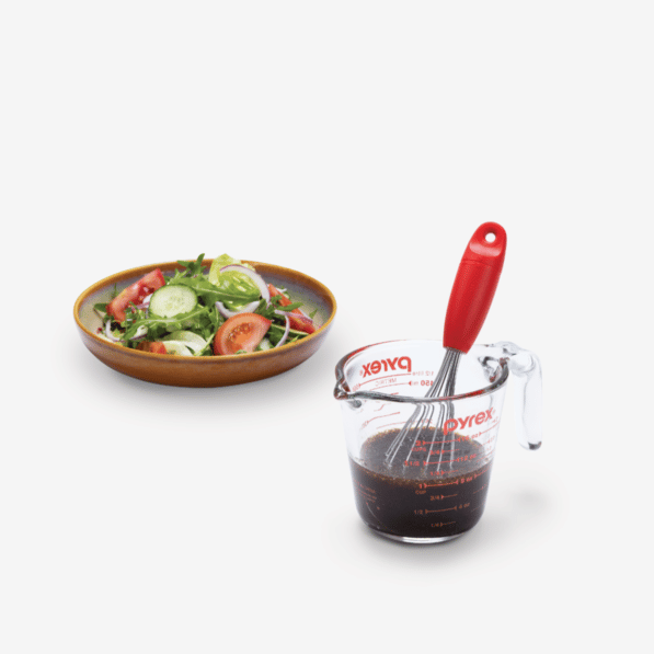 Mini Flisk-Fold Flat Balloon Whisk Red