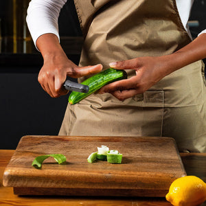 Zyliss Swivel Peeler peeling potato in use