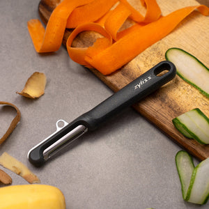 Zyliss Swivel Peeler lifestyle shot on kitchen bench