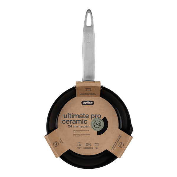 Zyliss Ultimate Pro 28cm Ceramic Non-Stick Frying Pan - Premium 11" Induction-Compatible Cookware with Recycled Aluminum Body