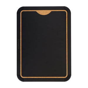 White Magic Eco Basics Carving Board with Juice Groove Black Large - carving board with juice groove