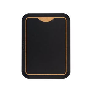 White Magic Eco Basics Carving Board with Juice Groove Black Medium - carving board with juice groove