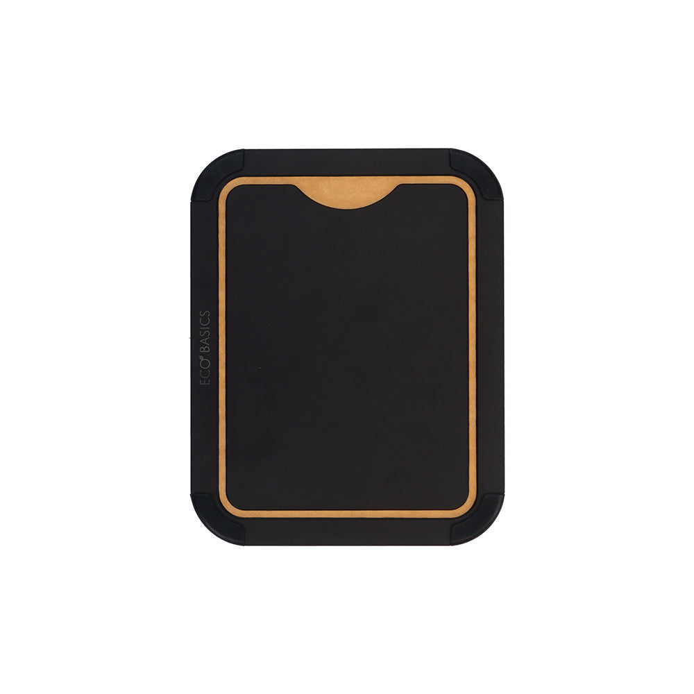 White Magic Eco Basics Carving Board with Juice Groove Black Small - carving board with juice groove