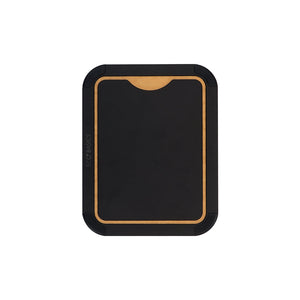 White Magic Eco Basics Carving Board with Juice Groove Black Small - carving board with juice groove