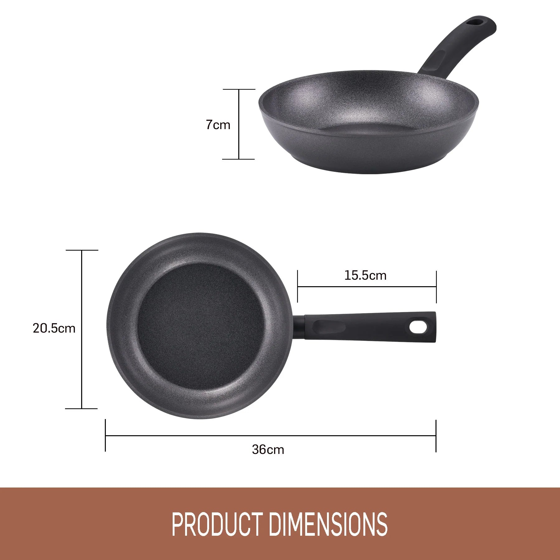 Essteele Per Benessere Ceramic Nonstick Induction Open Skillet 20cm
