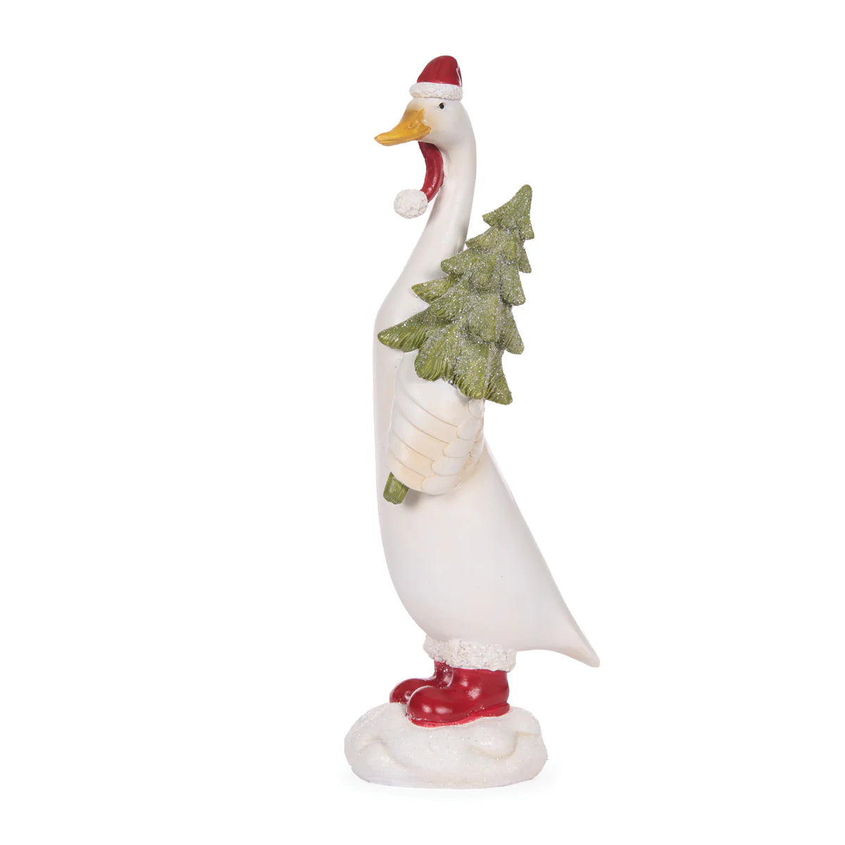 Christmas Duck Figurine - Holly & Ivy