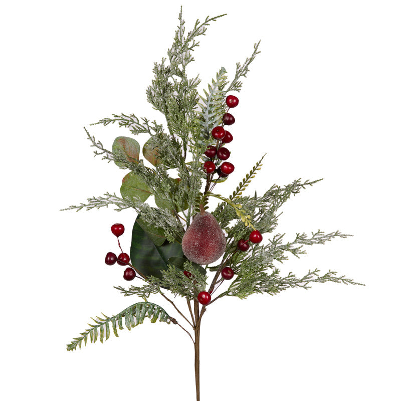 Holly & Ivy Partridge Pear Pick - Christmas decoration