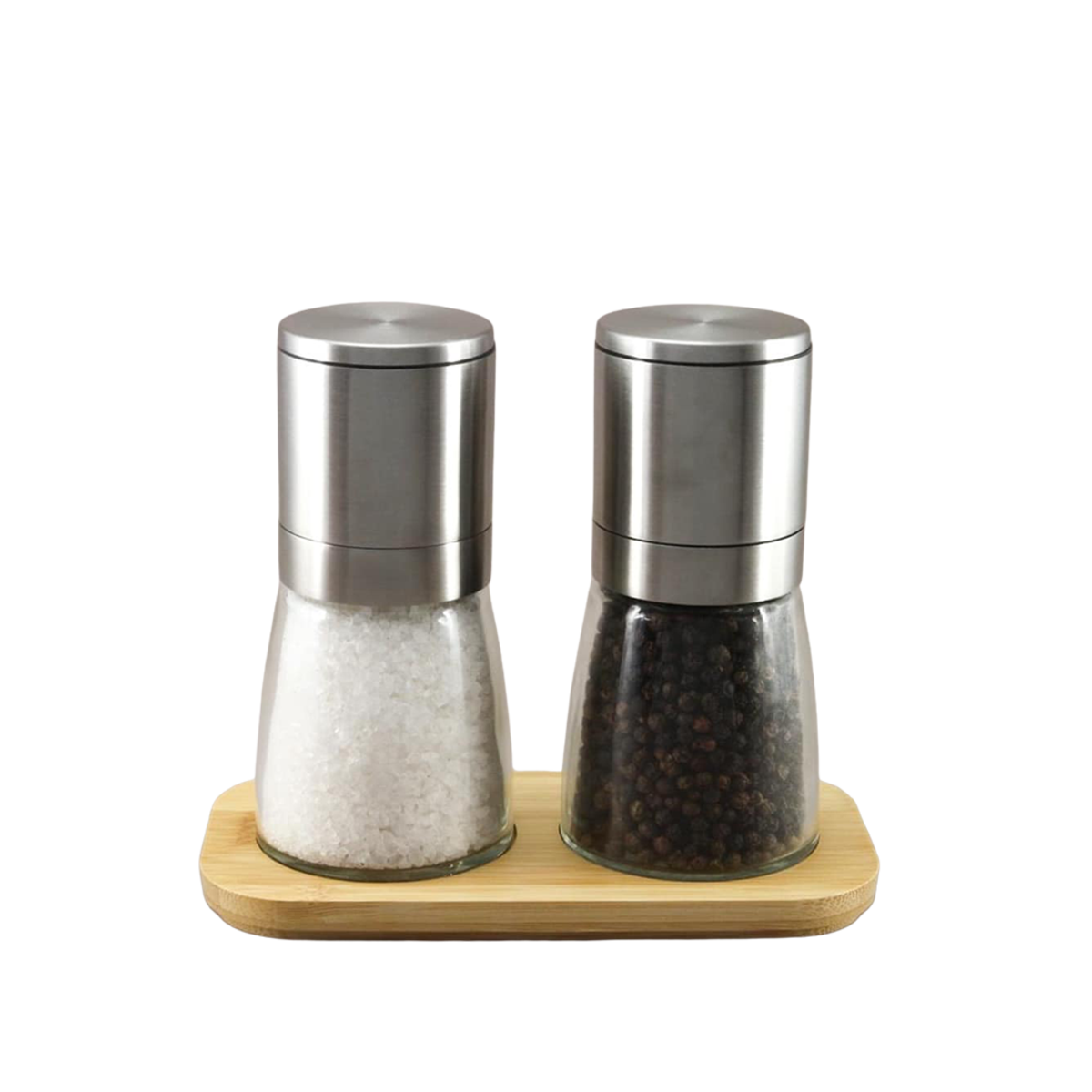 G&S Spirit Upside-Down Mill Set 3pce - salt and pepper grinder