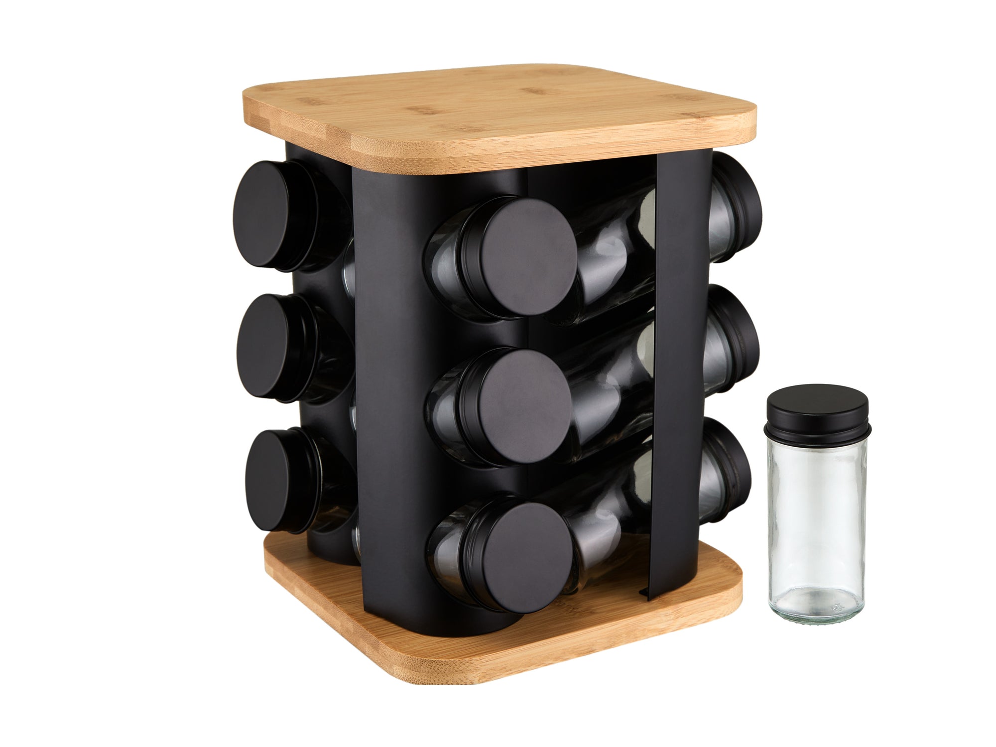 Harstad Spice Rack 13pc Set – Black – Maxwell & Williams