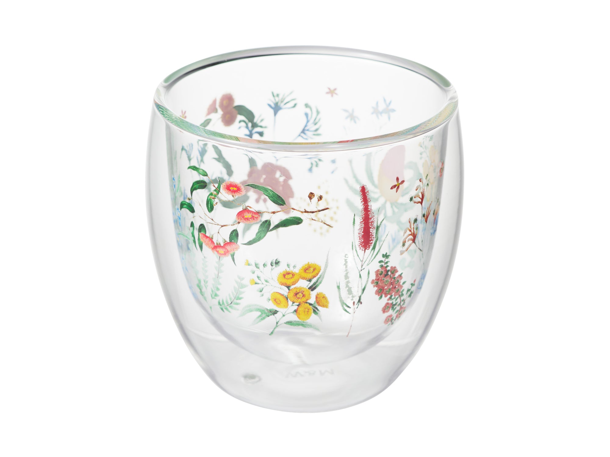 Honey Wattle double wall cup 250ml set of 2, angled view – Maxwell & Williams