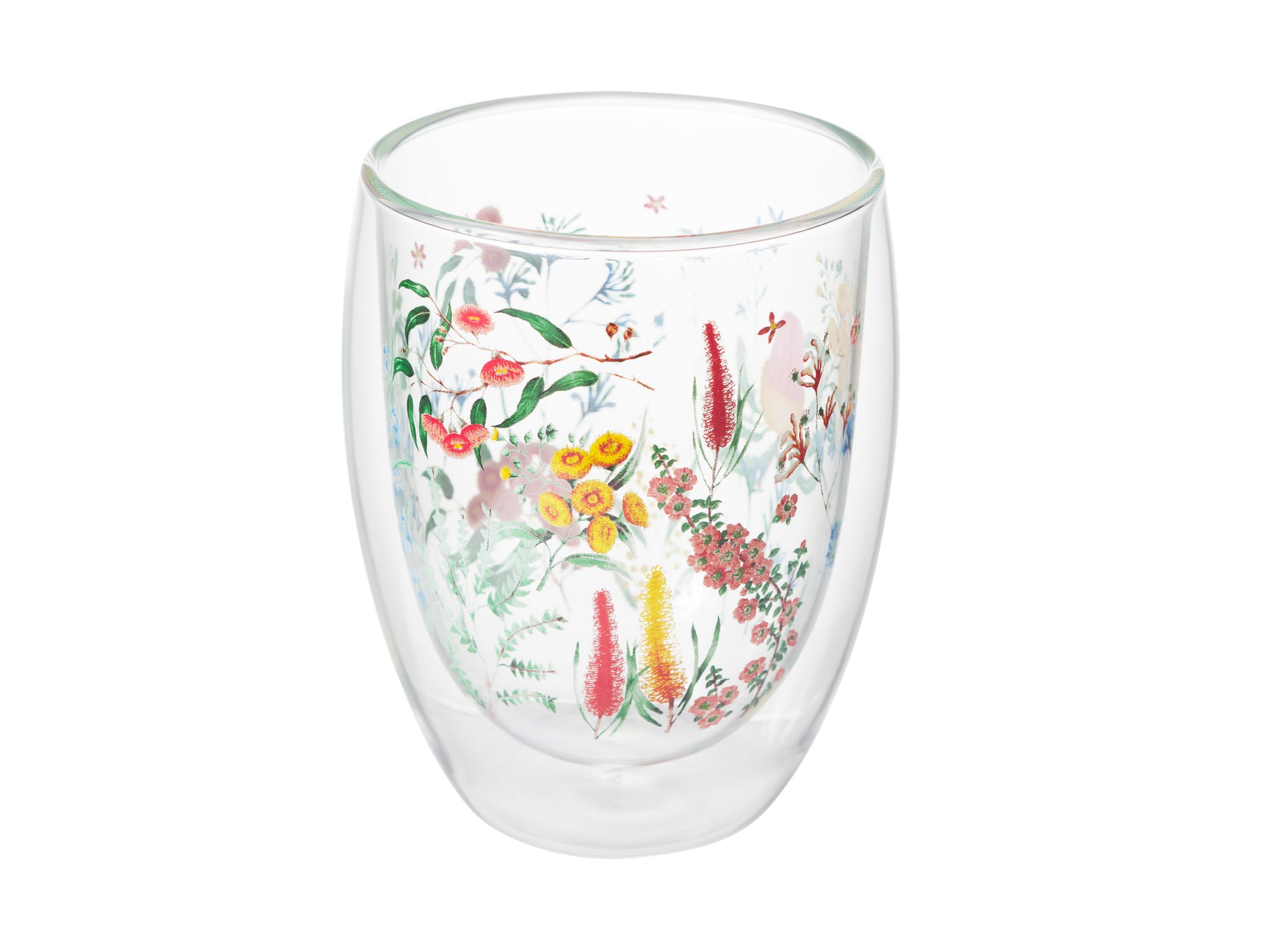 Honey Wattle double wall cup 350ml set of 2, angled view – Maxwell & Williams