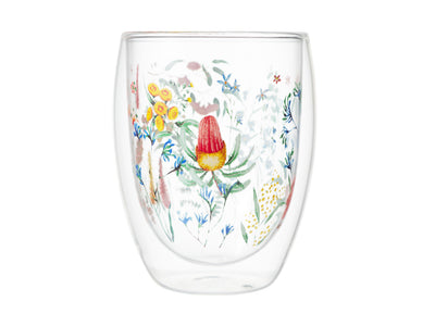 Honey Wattle double wall cup 350ml set of 2, front view – Maxwell & Williams