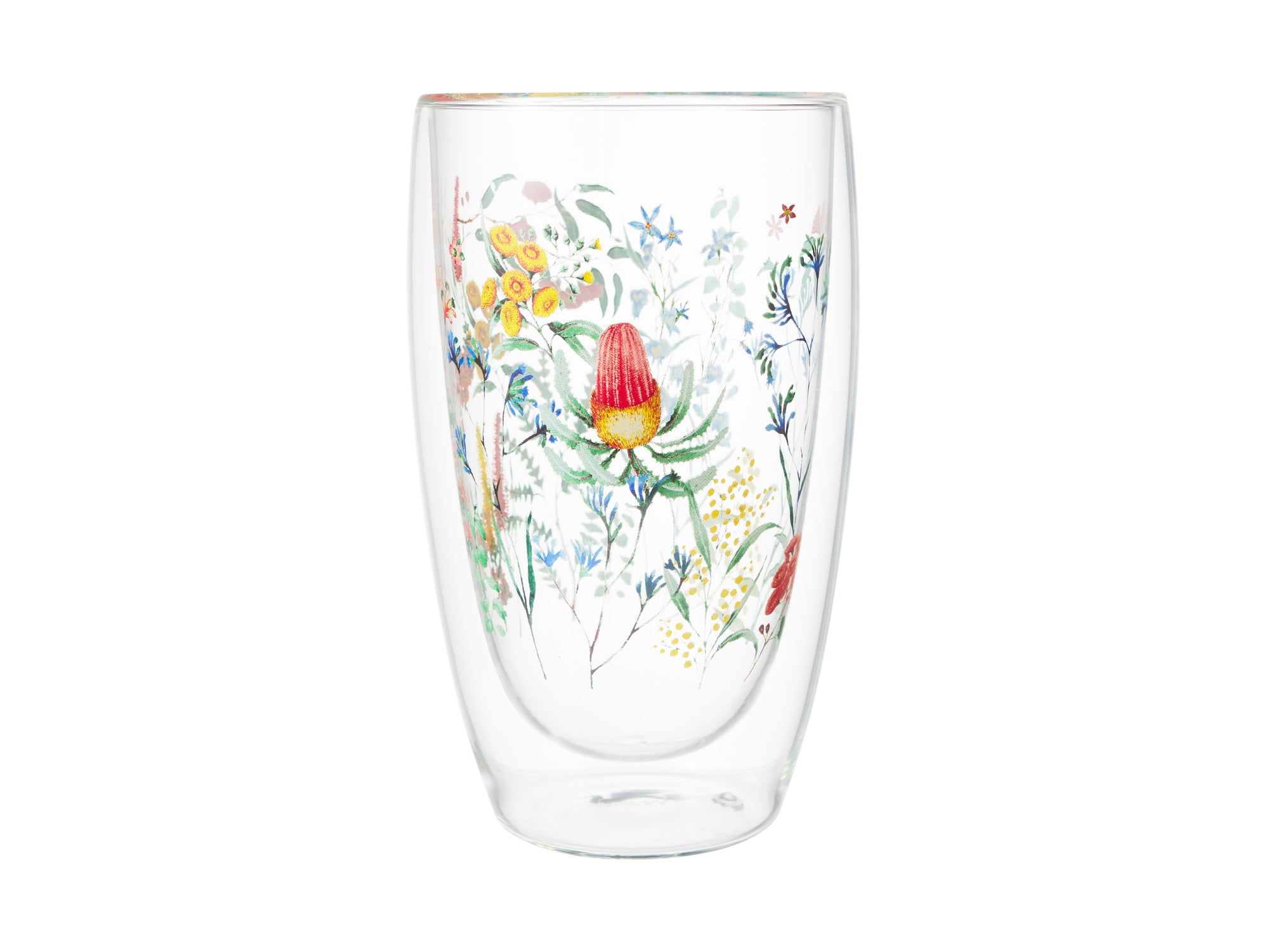 Honey Wattle double wall cup 450ml set of 2, front view – Maxwell & Williams
