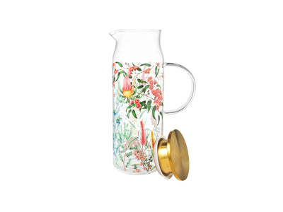 Honey Wattle glass jug with lid 1.5L, with lid off – Maxwell & Williams